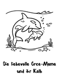 Unterwasserwelt – 5 Malbilder (PDF)